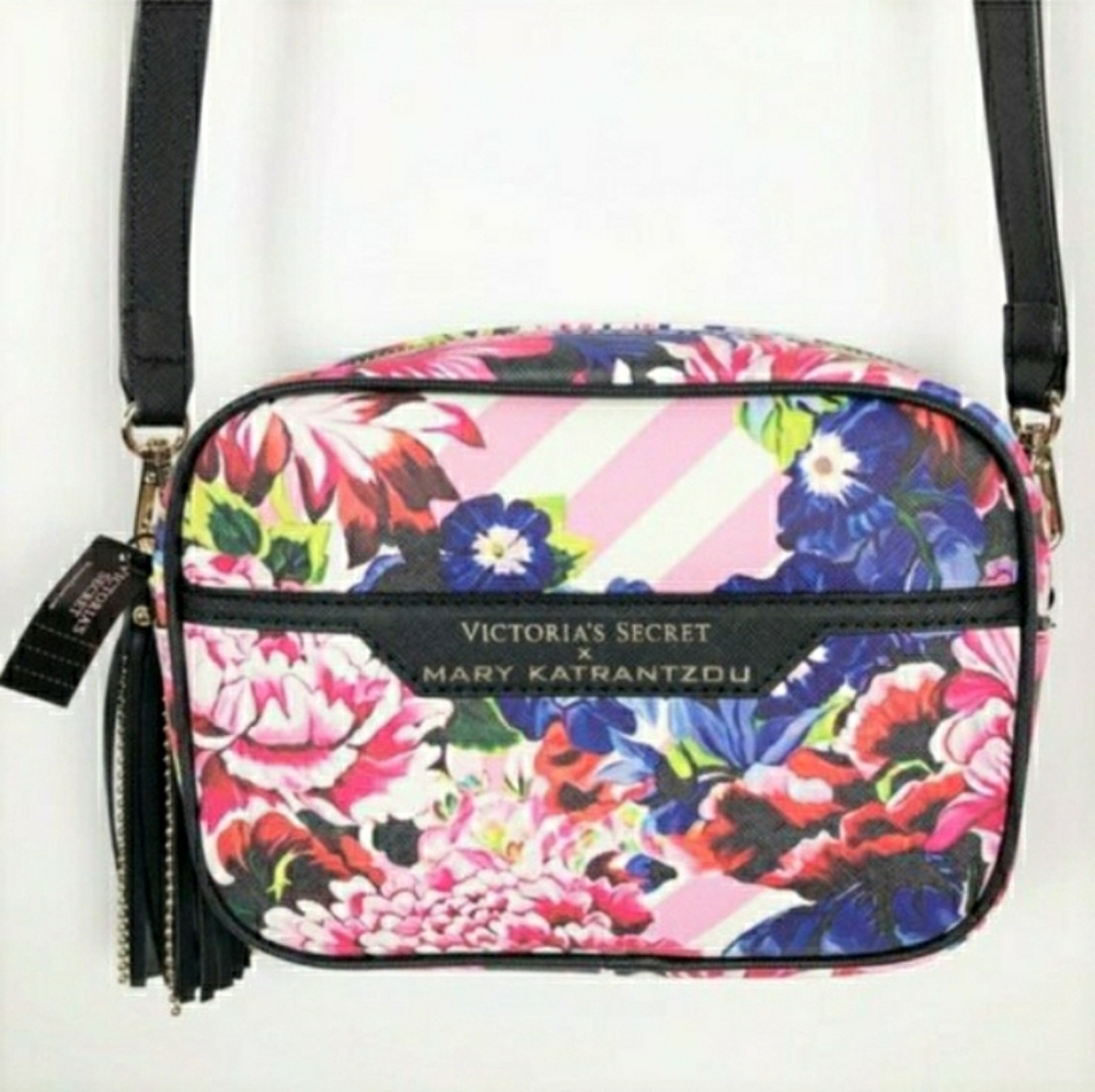 Victoria's Secret Crossbody Bag X Mary Katrantzou Artist NWT ๐ RET $88- - Picture 7 of 10